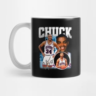 Charles Barkley The Chuck Basketball Legend Signature Vintage Retro 80s 90s Bootleg Rap Style Mug